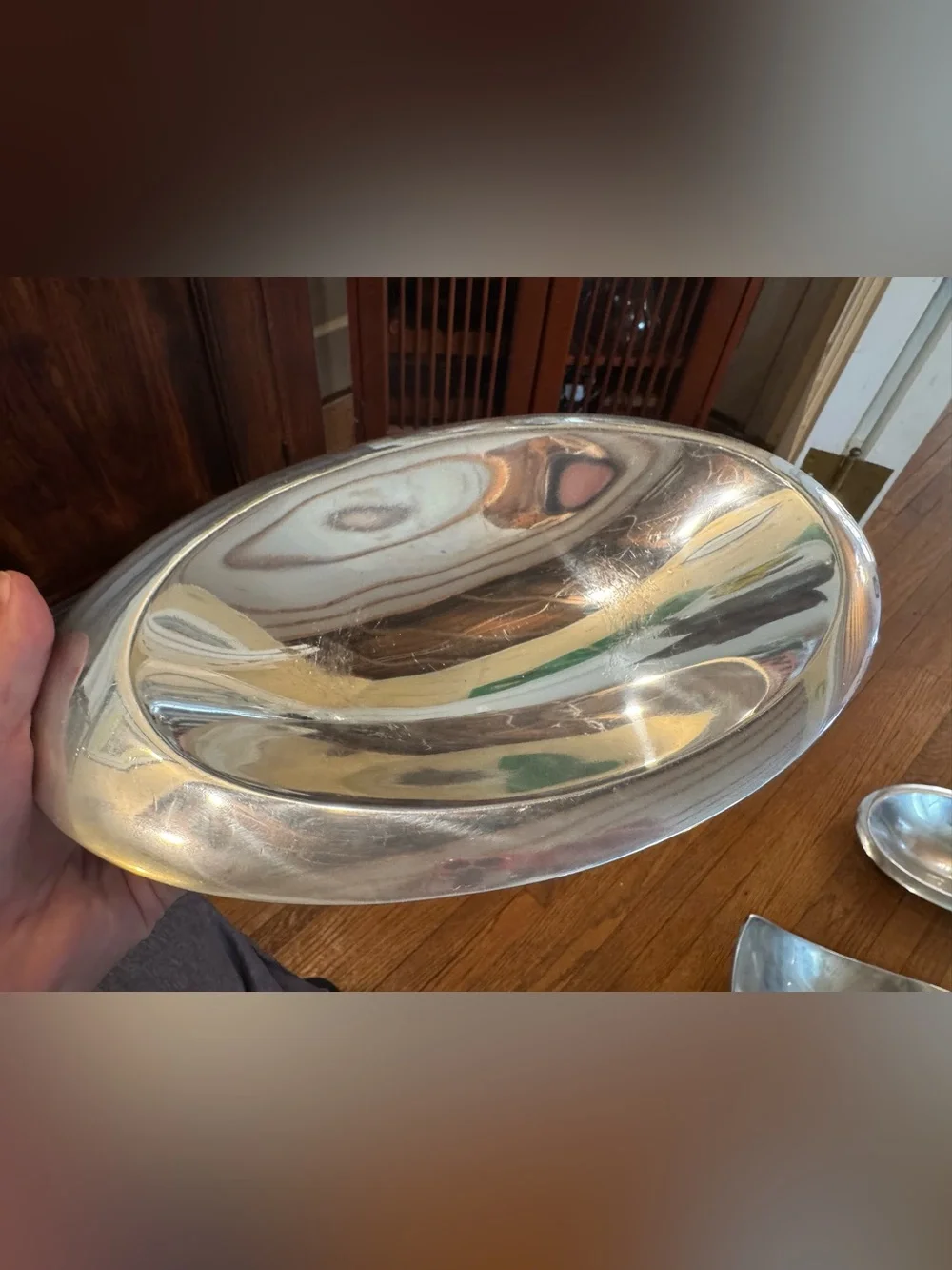 Set of 4 Nambe Polished Silver Serving Bowls